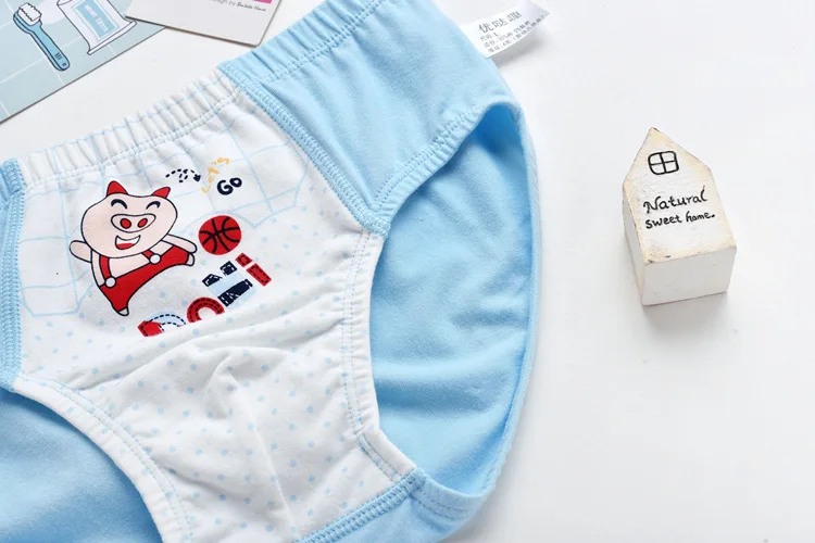 Детское нижнее белье хлопковые трусы для мальчиков ясельного возраста с