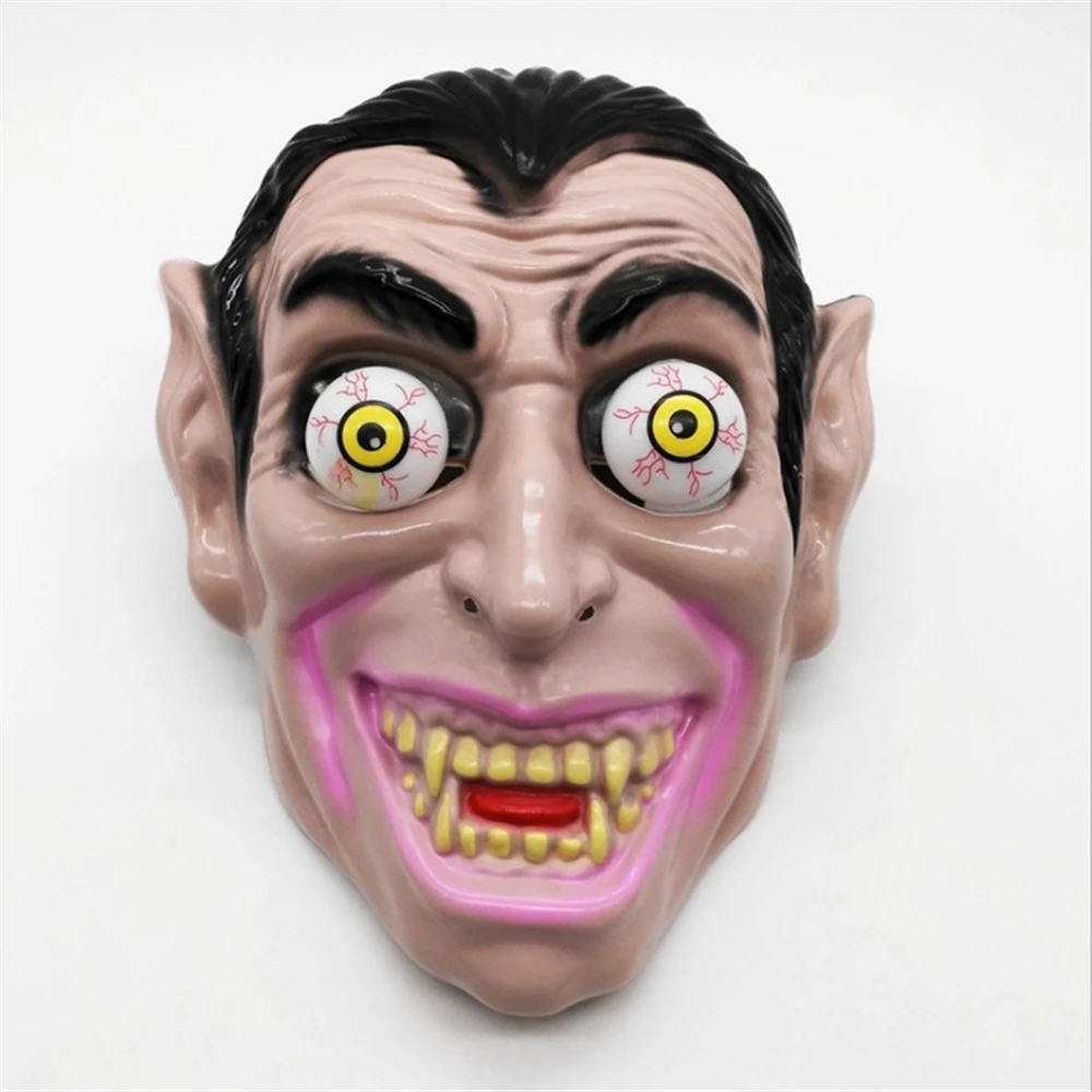 Клоун на Хэллоуин маска реквизит светящиеся глаза ужас реалистичный