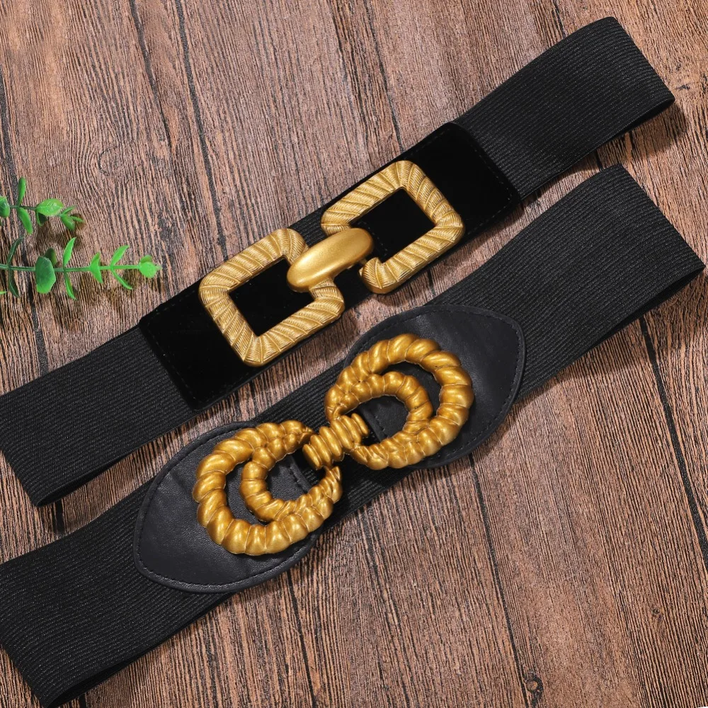 Vedawas Luxury Brand Za Pearl Belts For Women Charm Crystal Maxi Buckle Statement Belts Female Romantic Waist Party Jewelry