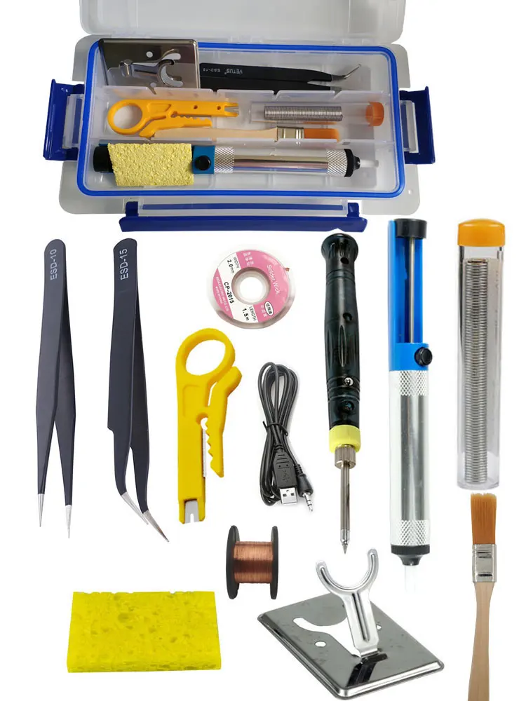 USB набор для паяльника портативный 5 в 8 Вт YUSB миниатюрный сварочный аппарат с
