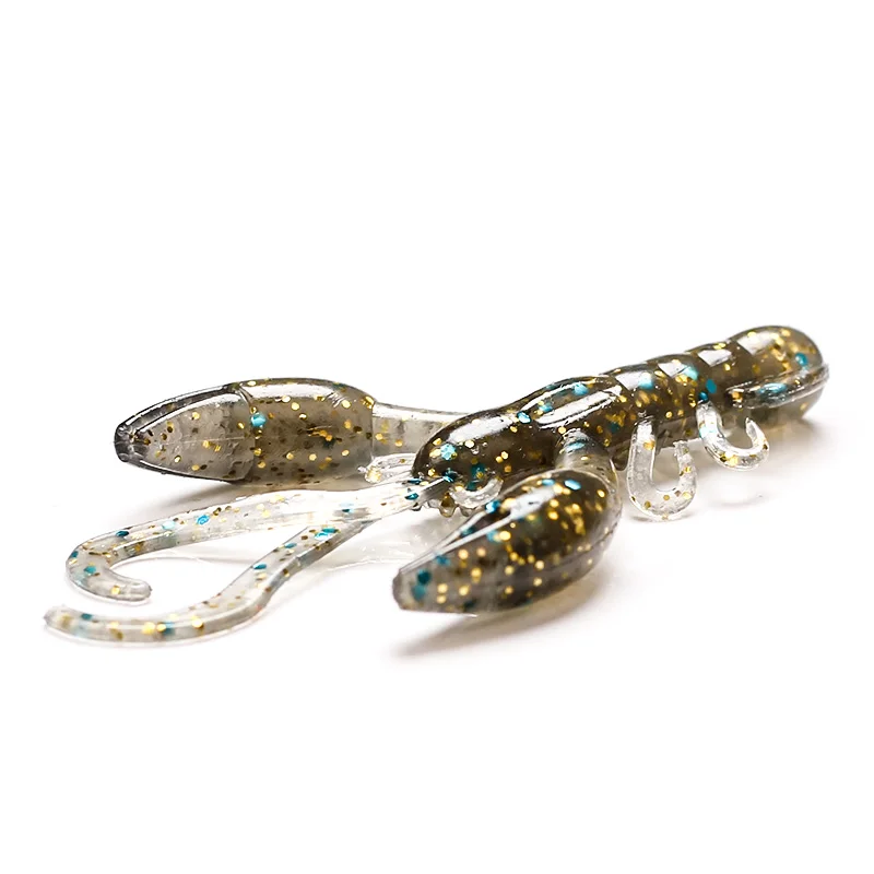 15 шт. креветка запах с солью Мягкая приманка для охоты рыбок Рыболовная Приманка 5