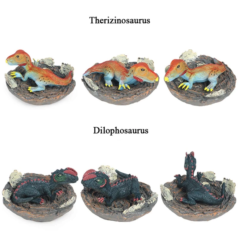

6Pcs/Set Dinosaur Baby Action Figure Animals Model Simulation Dinosaur Children Educational Toys Room Decoration