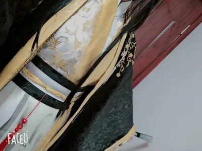 Аниме Xie Lian Косплей Черный ханьфу для Tian Guan Ci Fu Старинные Китайские мужчины Костюм