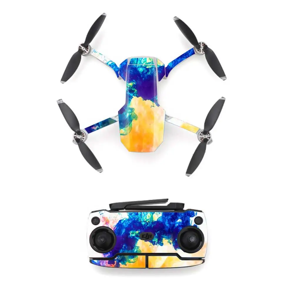 

Splash Ink Starry Sky Style Waterproof skin Sticker for DJI Mavic Mini Drone And Remote Controller Decal Vinyl Skins Cover 2