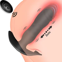 telescopic dildo vibrator female masturbator g spot vagina stimulator prostate massager anal plug butt plug sex toys for couple