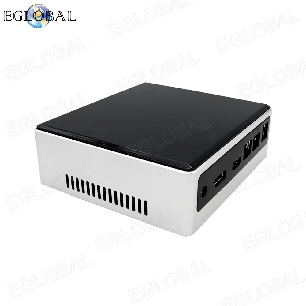 Портативный мини-компьютер Eglobal Intel Core i5 8250U i7 8550U Windows 10 мини-вентилятор M.2 SSD 2 RJ45 Lan