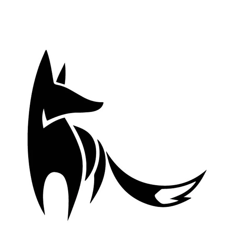 

Dawasaru Cunning Fox Cartoon Car Sticker Personalized Decal Laptop Truck Motorcycles Auto Accessories Decoration PVC,15cm*15cm