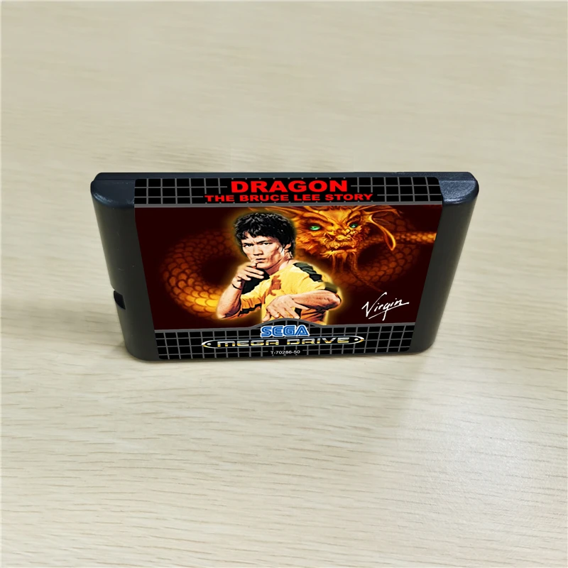 Игровой картридж Dragon the Bruce Lee Story 16 бит MD для консоли MegaDrive Genesis|dragon bruce lee|dragon brucedragon