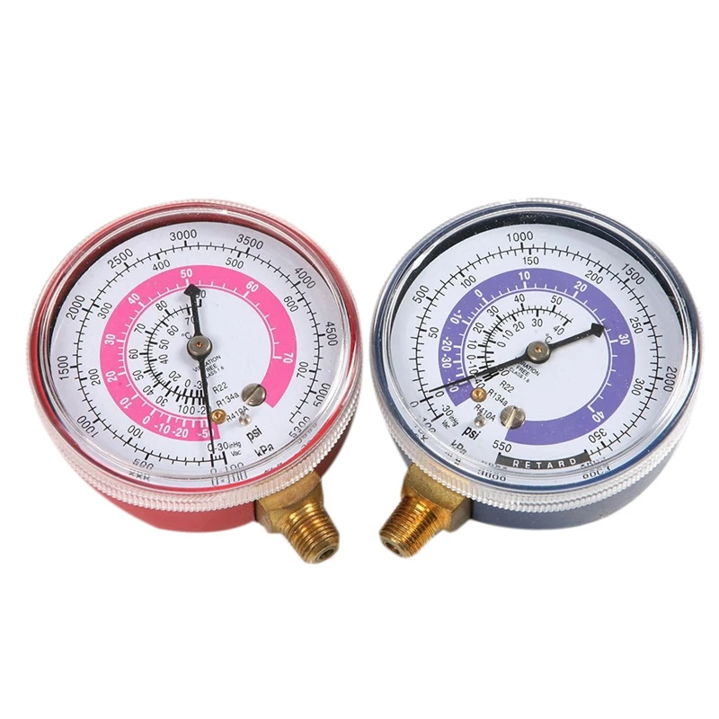 1 пара кондиционер R410A R134A R22 хладагент низкое и высокое давление датчик Psi кПа