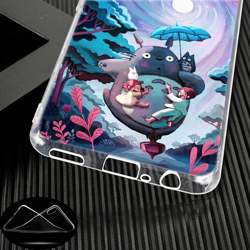 Мягкий чехол аниме студия Ghibli унесенный спиром Тоторо для huawei NOVA 3 3i 5 5i P20 P30 Pro P9 P10 P8 Lite P Smart Z Plus