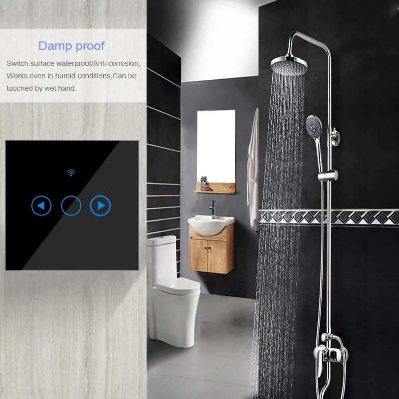 Настенный сенсорный выключатель ACUS с регулировкой яркости и поддержкой Wi-Fi |