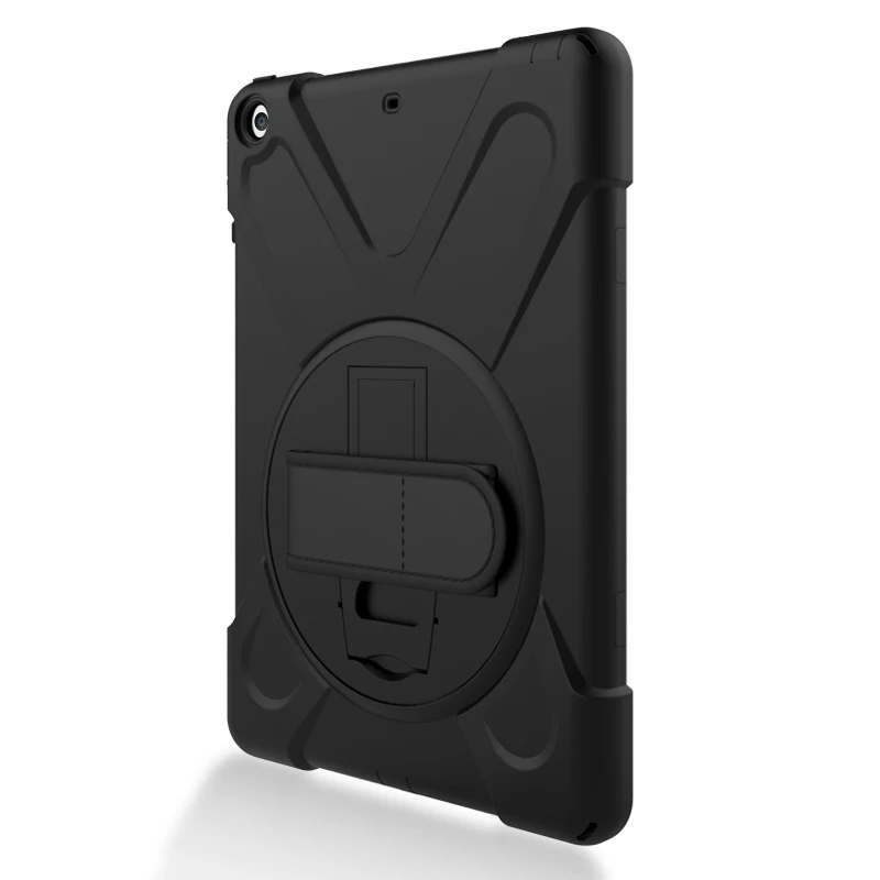 Чехол для iPad Air 1 iPad 5 A1474 A1475, сверхмощное защитное устройство для детей жесткий чехол вращающаяся подставка/браслет на руку+ плечевой ремень
