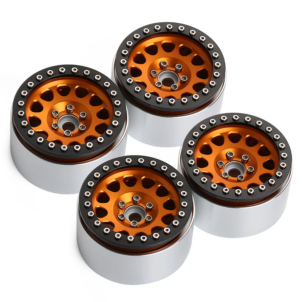 INJORA 4 шт. 1/10 RC Rock Crawler алюминий 2 Beadlock колесные диски для Axial SCX10 RR10 Wraith 90048 90018 Traxxas TRX4 |
