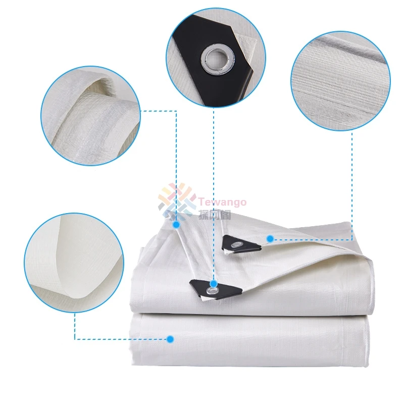 Tewango сверхпрочный водонепроницаемый брезентовый утолщенный холщовый тент от