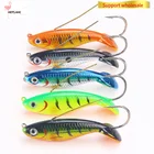 1 шт Pыбалка Приманки рыболовные мандула черви для рыбалки блесна рыболовные приманки Easy Shiner от дук наживка 8 см21 г анти-трава Рыбалка Искусственный воблер приманка VIB крючки