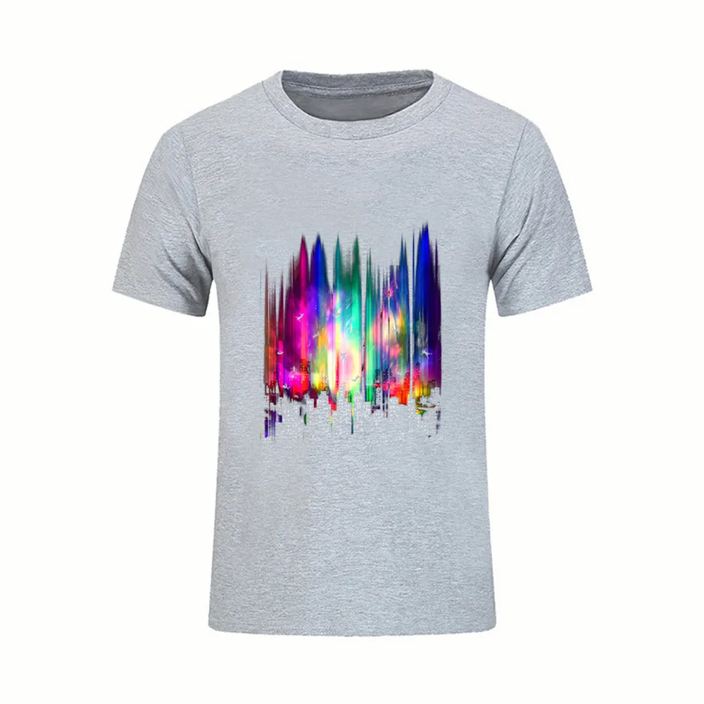 Мужская футболка летняя одежда мужские хлопковые футболки с коротким рукавом 3d