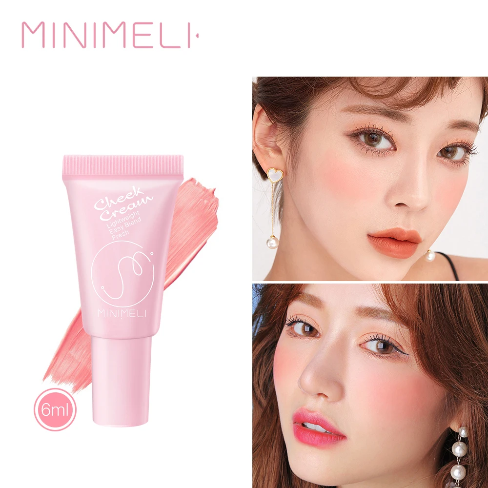 MINIMELI жидкие румяна косметический крем стойкий контур лица макияж натуральные |