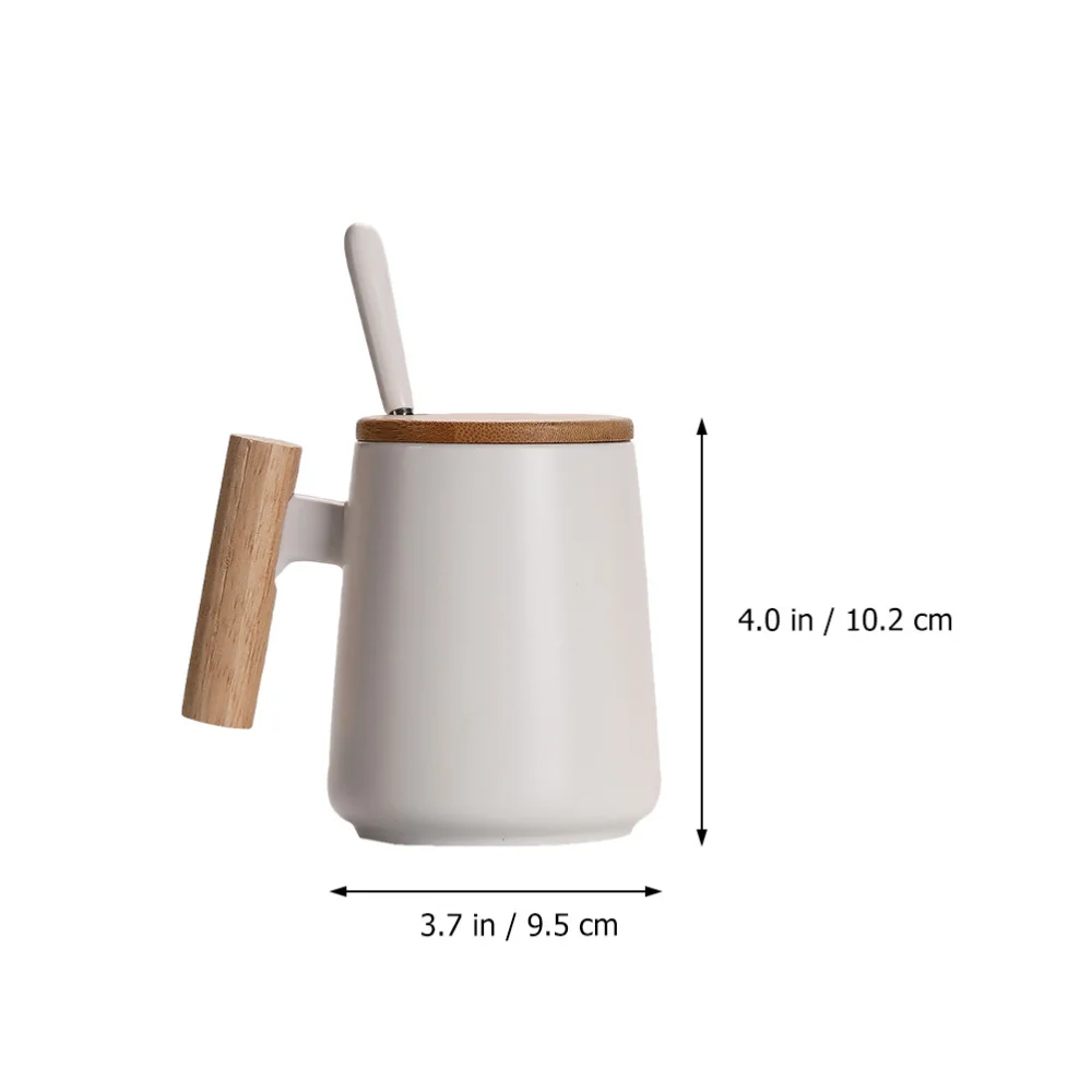 

2 Pcs Porridge Cups Drink Mugs Multipurpose Oatmeal Cups with Lid and Spoon