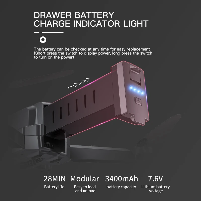 ZLL SG908 GPS Дрон с разрешением 4K Profesional поддержкой Wi Fi HD Камера 3 осевому