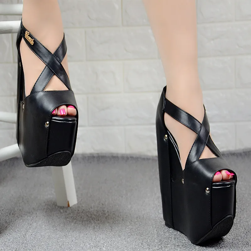 В европейском и американском стиле пикантная обувь для ночного клуба Женская 19