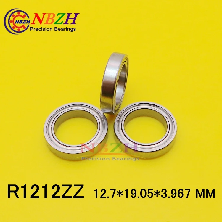 100 шт. высокое качество ABEC-5 Z2V2 R1212ZZ 1/2 &quotx 3/4&quot x 5/32 &quotдюймов 12 7*19 05*3 967 мм