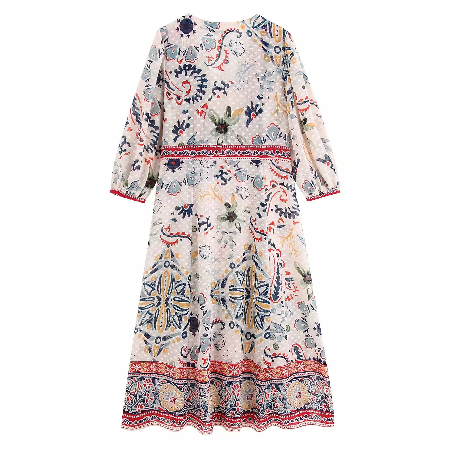 Осеннее Инди народное Платье женское длинное Сплит печатное повседневное