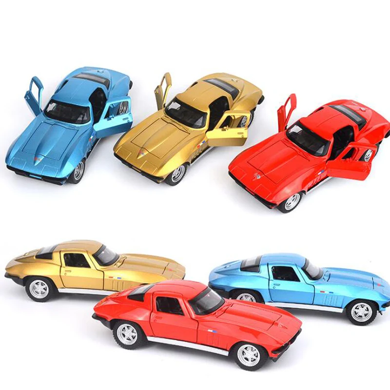 1:32 Simulation Alloy Car Model With Sound And Light Pull Back Three Door Racing Ornaments Children's Toy Gift | Игрушки и хобби