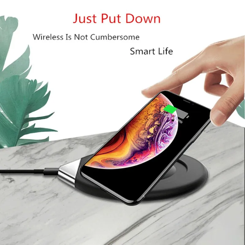 Беспроводное зарядное устройство для iphone 8 X samsung S7 s8 s9 12 В|Вакуумные фляги и