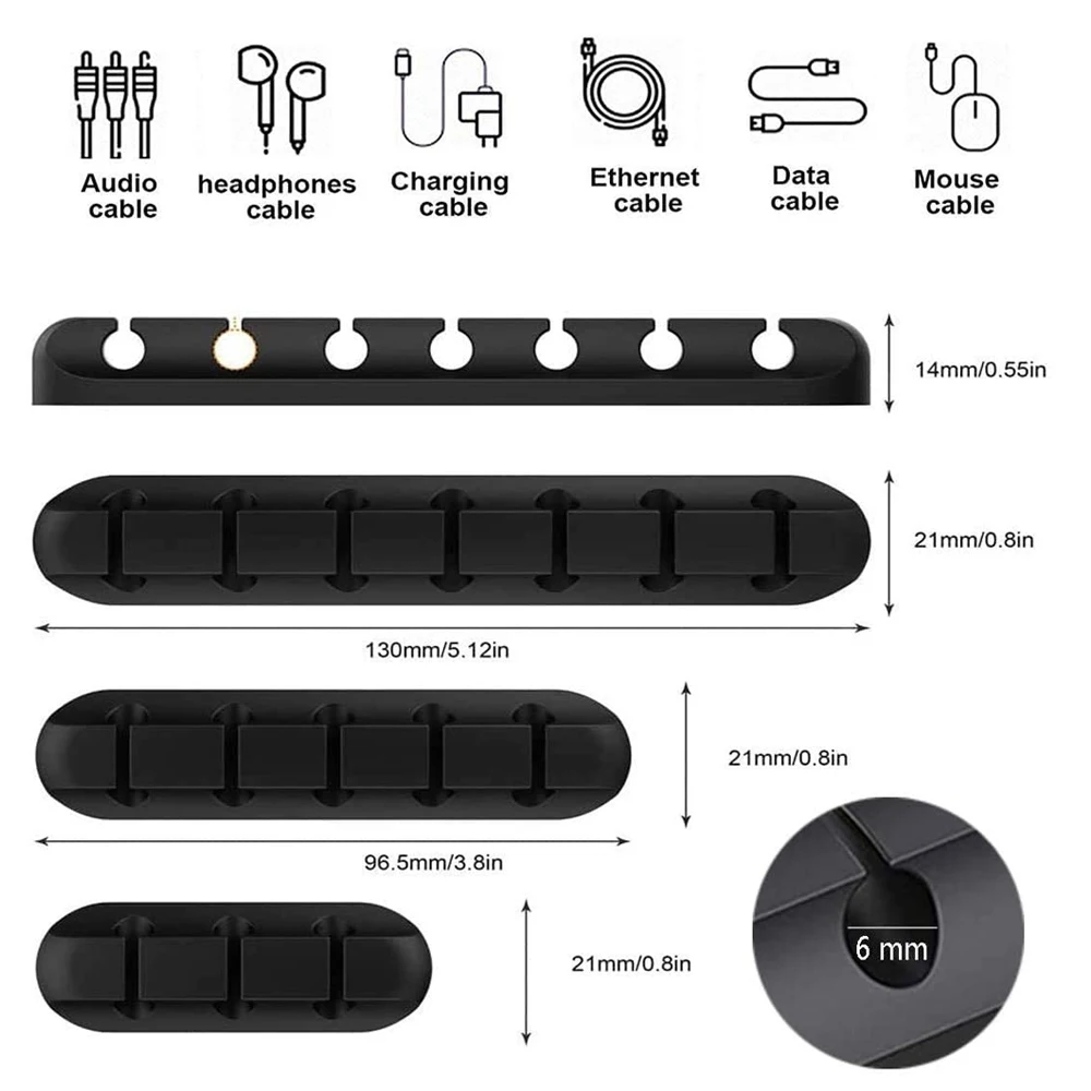Держатель кабеля зажимы силиконовый шнур кабель скрепленная проволокой USB Winder