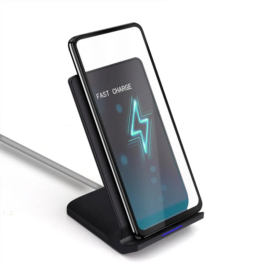 15 Вт Qi Беспроводное зарядное устройство для быстрой зарядки док-станция Samsung S10 S20