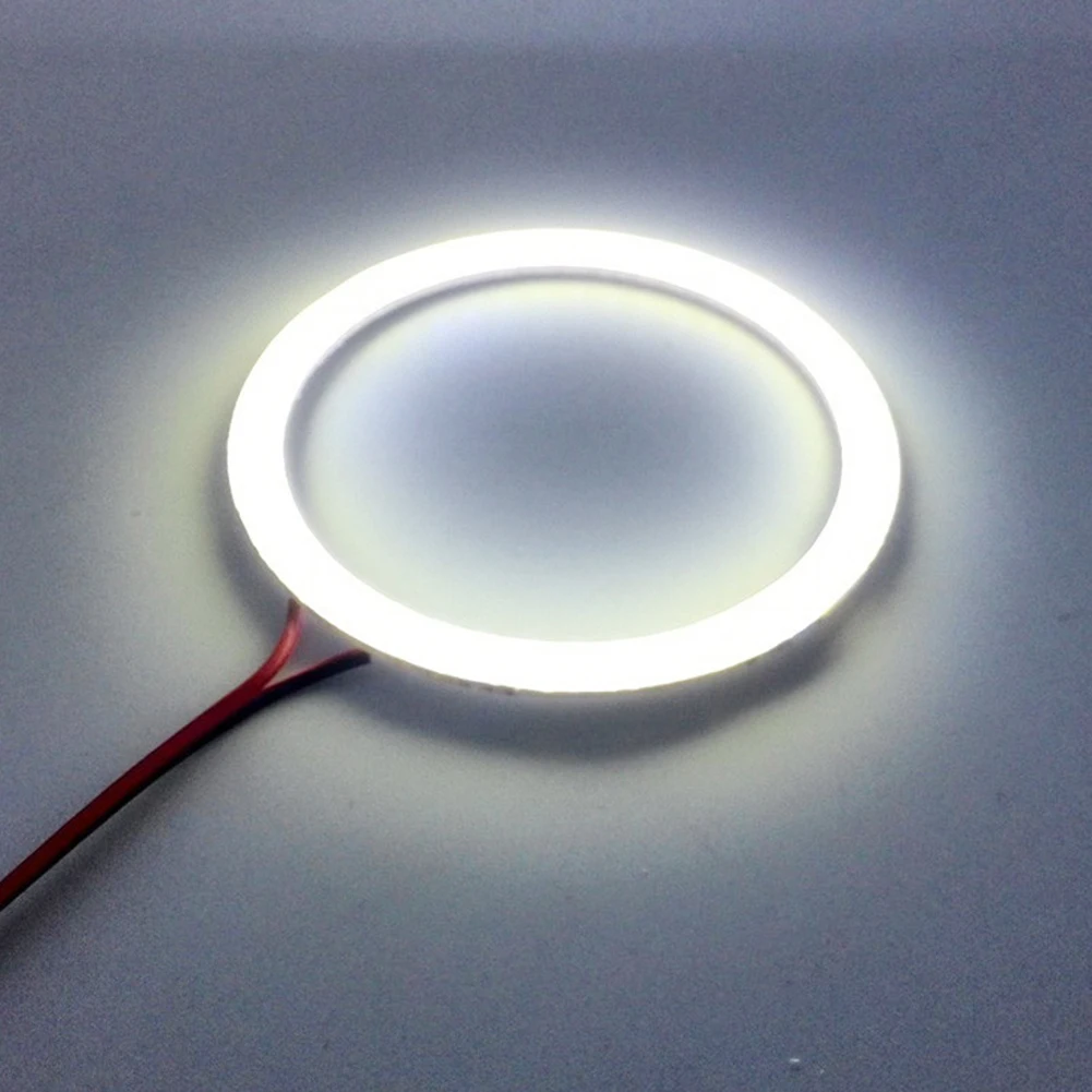 

2Pcs 9-14V COB LED Angel Eyes Car Auto Vehicle Rings Atmosphere Lights Head Light Bulb Lamp Decorative Lamps Auto Accessories