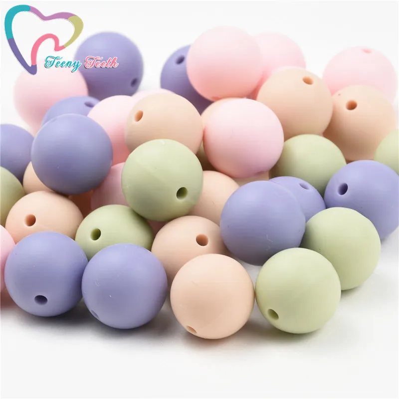 10 шт. силиконовые бусины для прорезывания зубов 14-17 мм | Украшения и аксессуары