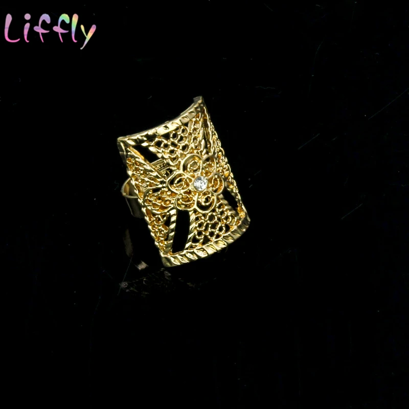 Ювелирные изделия из Нигерии наборы для женщин Кристалл ожерелье серьги кольцо