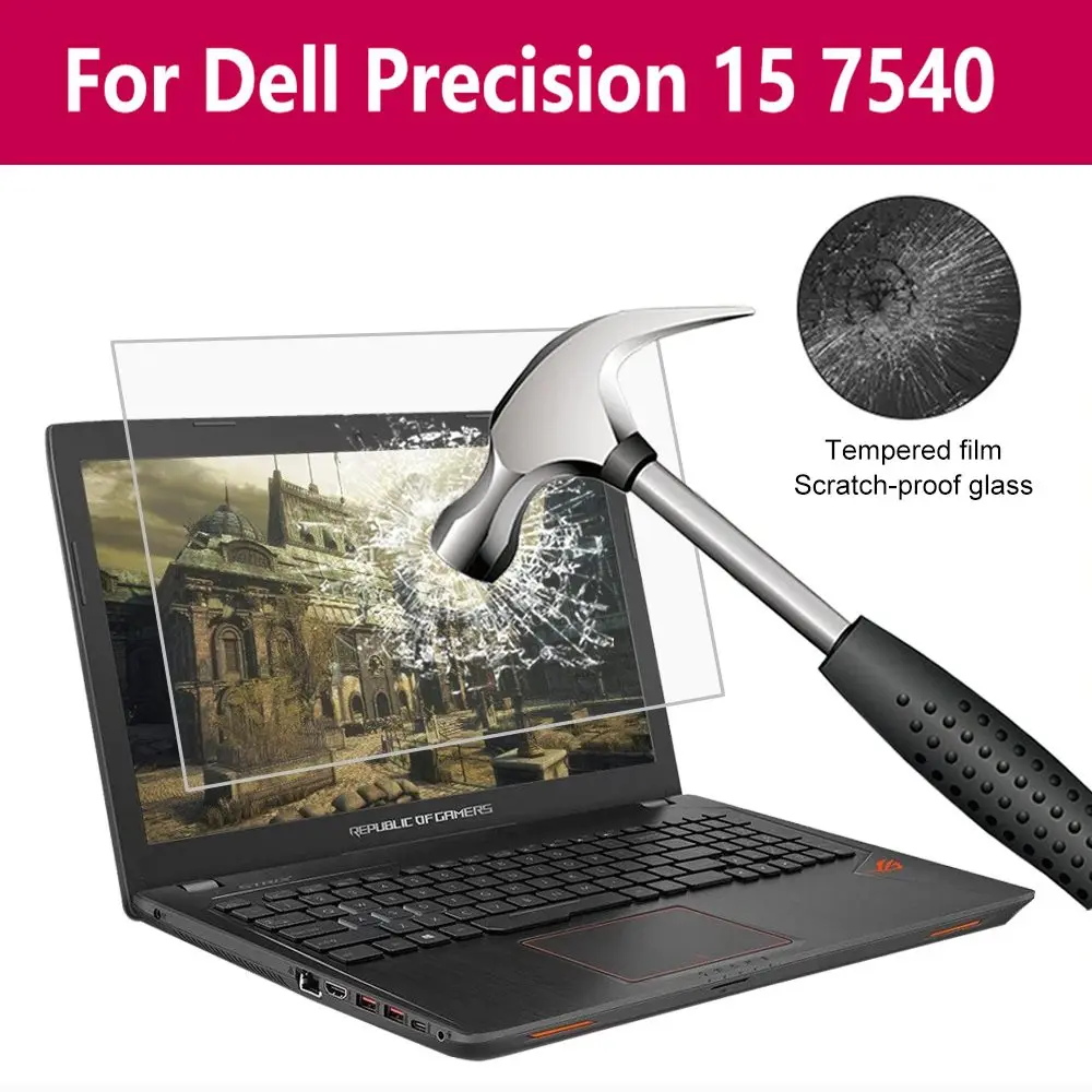 Прозрачная пленка из закаленного стекла 0 3 мм 9H для Dell Precision 15 7540 |