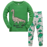 boys dinosaur pajamas kids shark sleepwear children cartoon clothing set baby long sleeve pijamas home clothing for boys