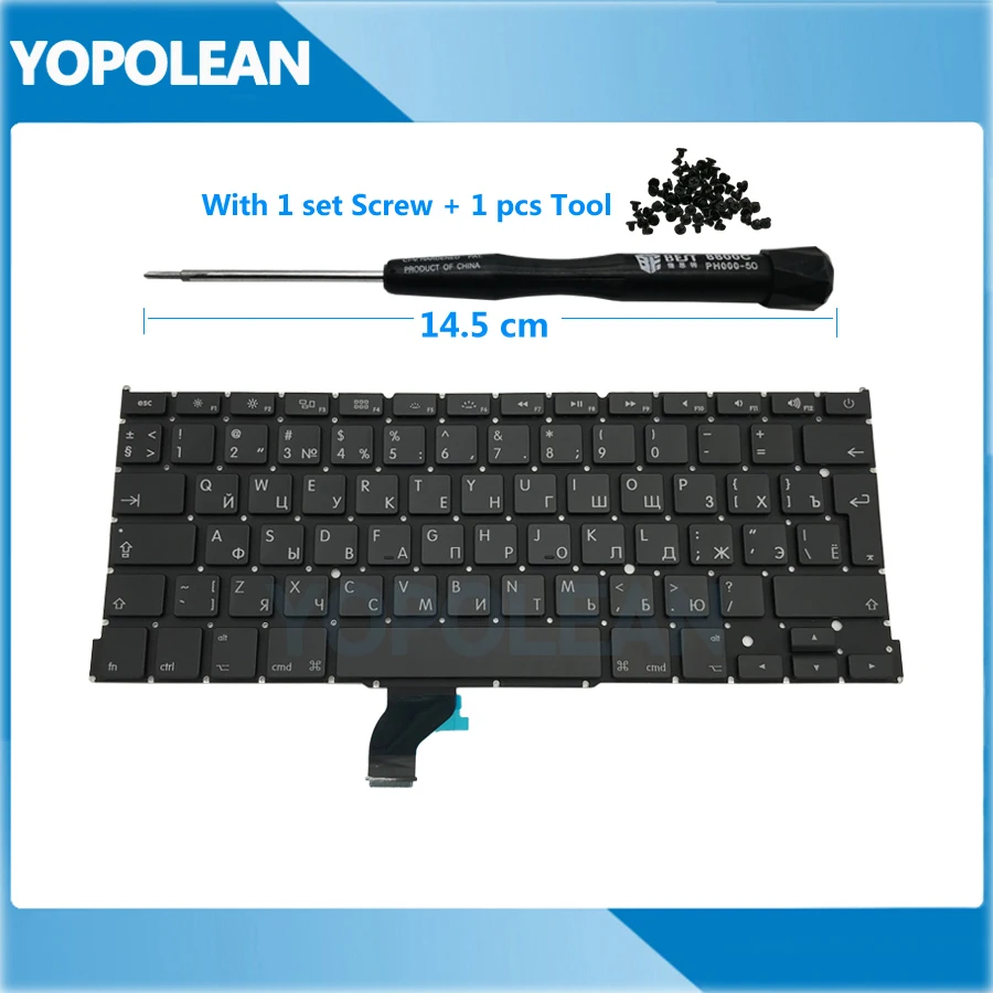 

Новая русская клавиатура Big Enter Key для Macbook Pro Retina 13 "A1502 2013 2014 2015