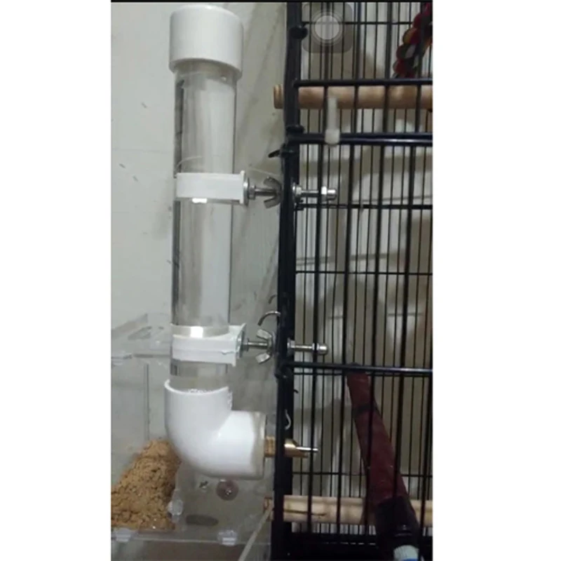 

Parakeet Bird Feeder Pet Cage Hanging Automatic Food Bowl Drinking Water Dispenser for Parrot Budgies Cockatiel Accessories