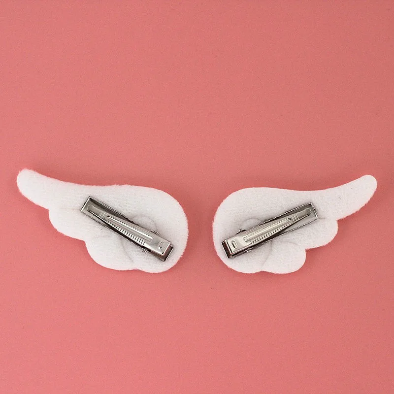 

Anime Cosplay Japanese Headdress Card Captor Accessories Little wings of plush angels SAKURA Hairpin headdress