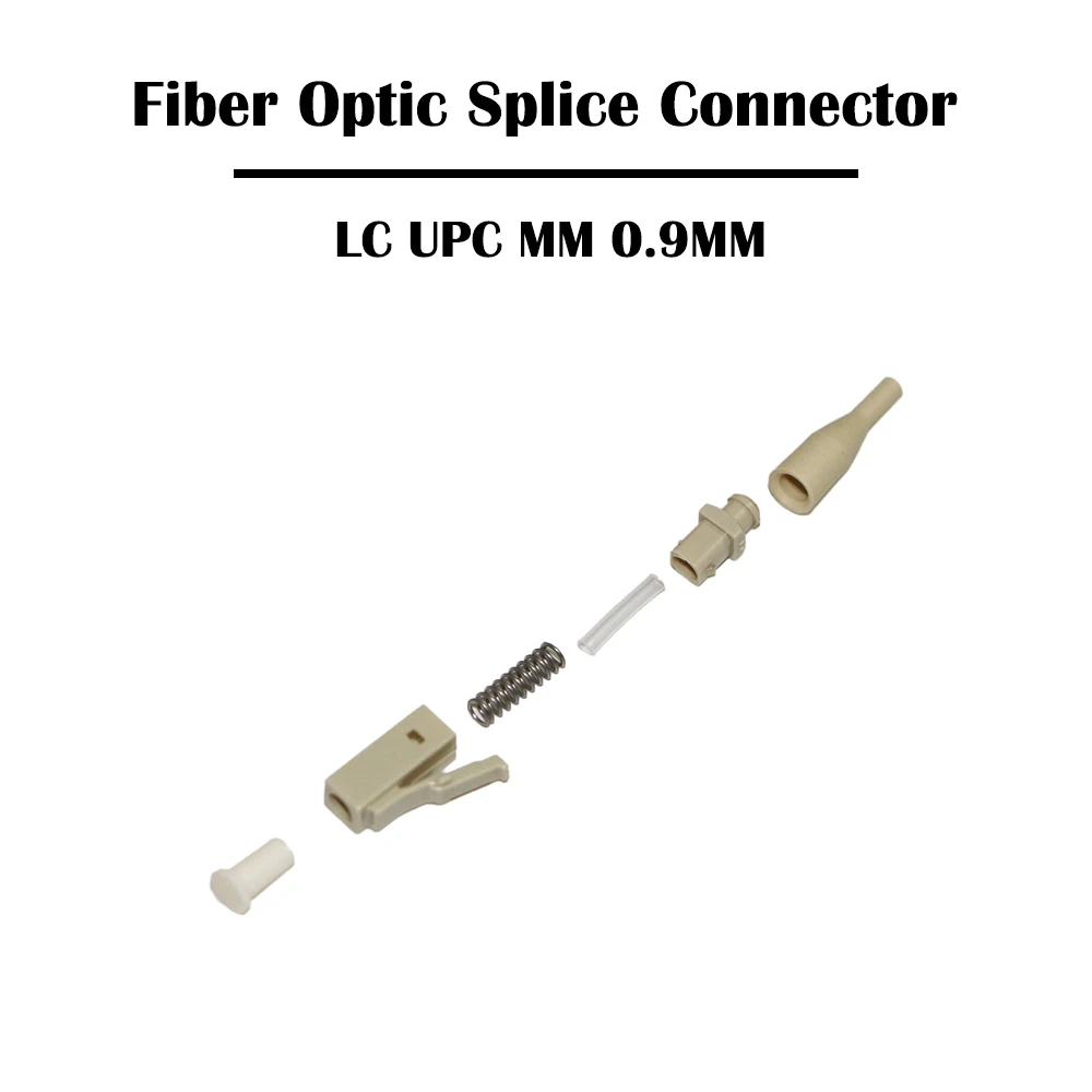 100 шт./лот LC UPC/APC SM одномодовый мм многомодовый оптический соединитель FTTH 0 9 без