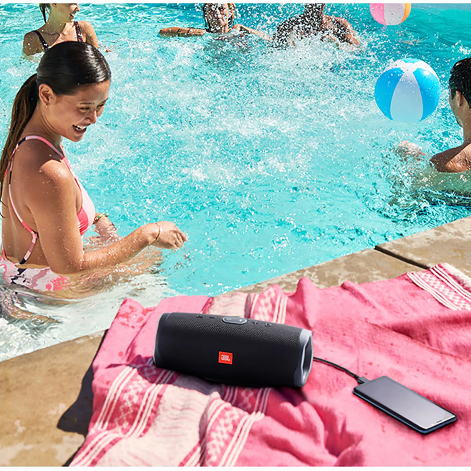 Беспроводная Bluetooth Колонка Jbl Charge 4 портативная Водонепроницаемая музыкальная