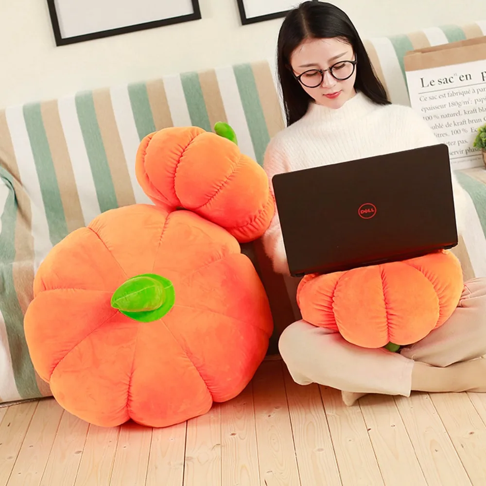 

Real Life Plush Pumpkin Pillow Kawaii Fruits Vegetable Stuffed Baby Toys For Kids Friends Soft Cushion Birthday Gift Home Decor