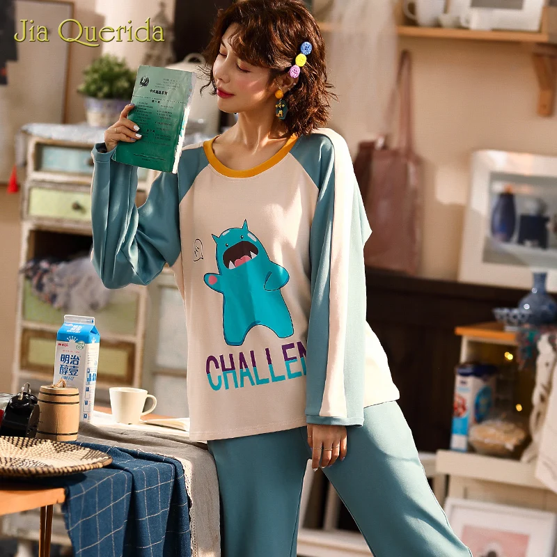 Домашняя одежда домашняя плюс размер Женский пижамный комплект пижама для