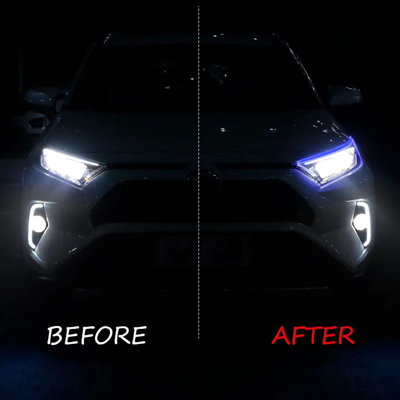 Дневные ходовые огни сменный навес светодиодный двухцветный сигнал поворота для