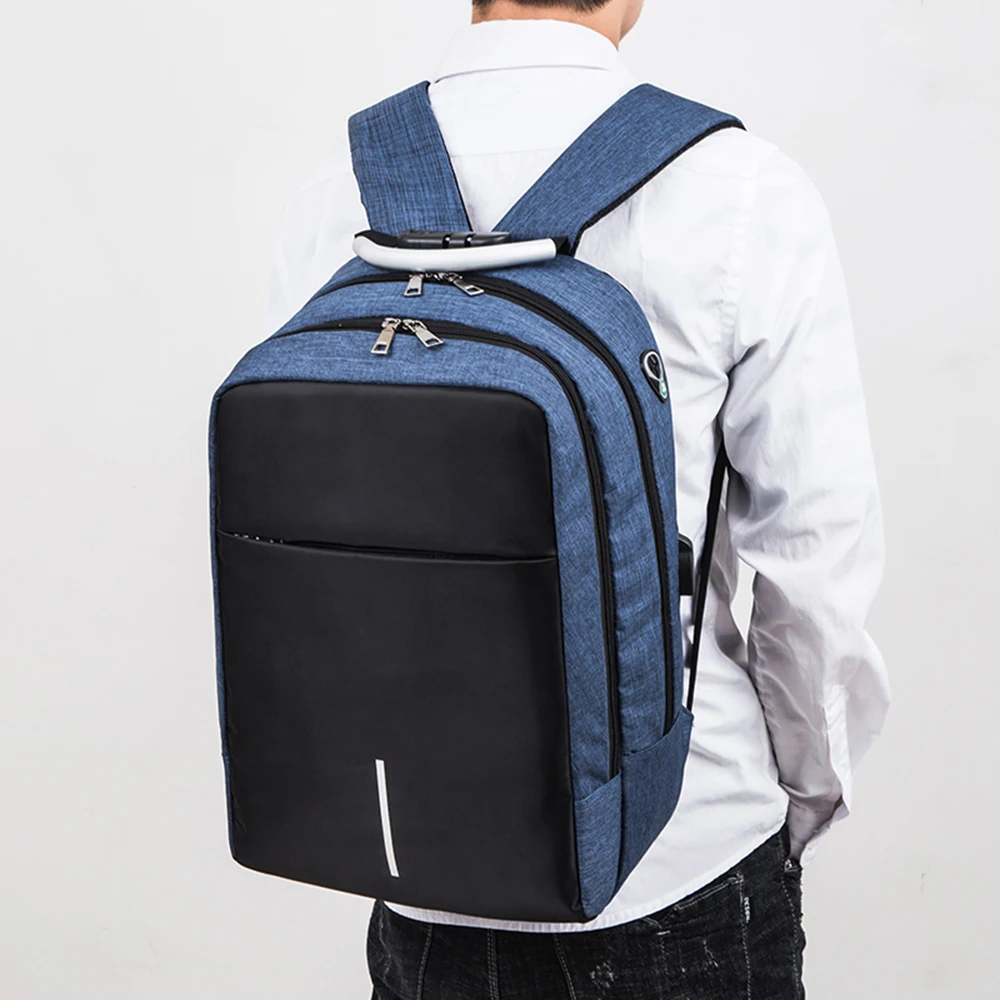 Многофункциональный Оксфордский рюкзак для ноутбука Противоугонный большой