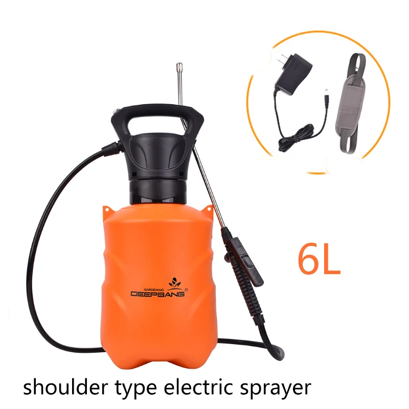 Наплечный Электрический распылитель 6 л перезаряжаемый рюкзак высокого давления