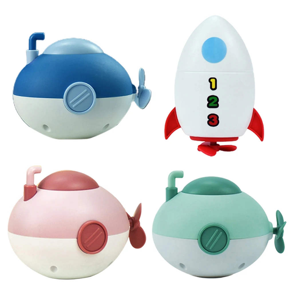 Baby Toy Kids Wind Up Clockwork Boat Ship Toys Bath Toy Play Water Bathroom