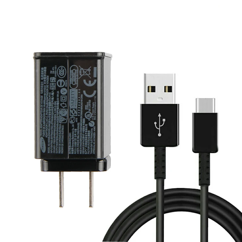 US With Type-C Cable Оригинальное Адаптивное зарядное устройство для планшета samsung Galaxy P6800 GALAXY Tab 7,7 P6210 P7310 Note 10,1 N8010 P7510 P6200 P3100 - Тип штекера: US With Type-C Cable