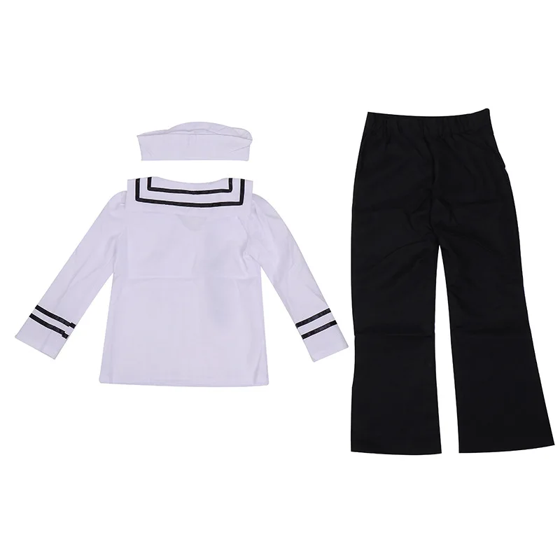 Милый костюм синий косплей для девочек матросское платье Детский на Хэллоуин