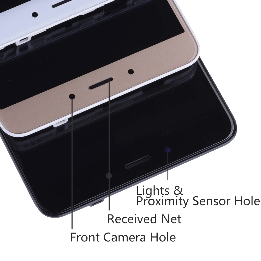 Для Redmi версия 4 черный/белый/золотой сенсорный экран дигитайзер ЖК дисплей