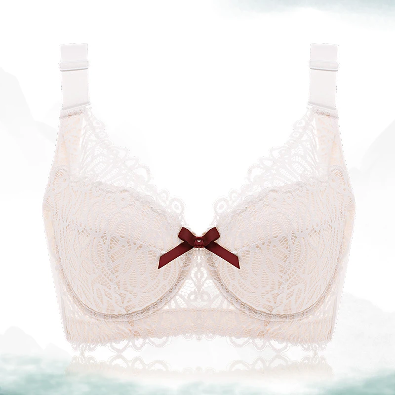 Women's Full Coverage Lightly Padded Underwire Balconette Lace Bra 34 36 38 40 42 44 46 B C D E F G H I J